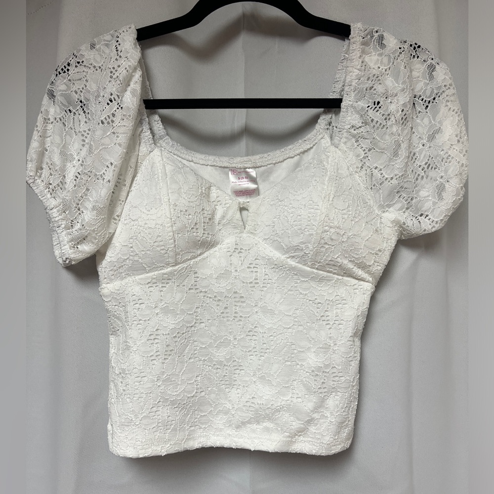 Cropped Puff Short Sleeve Top